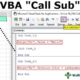 Call Excel Vba Sub Procedure