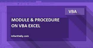 Function Procedure In Vba Excel #08
