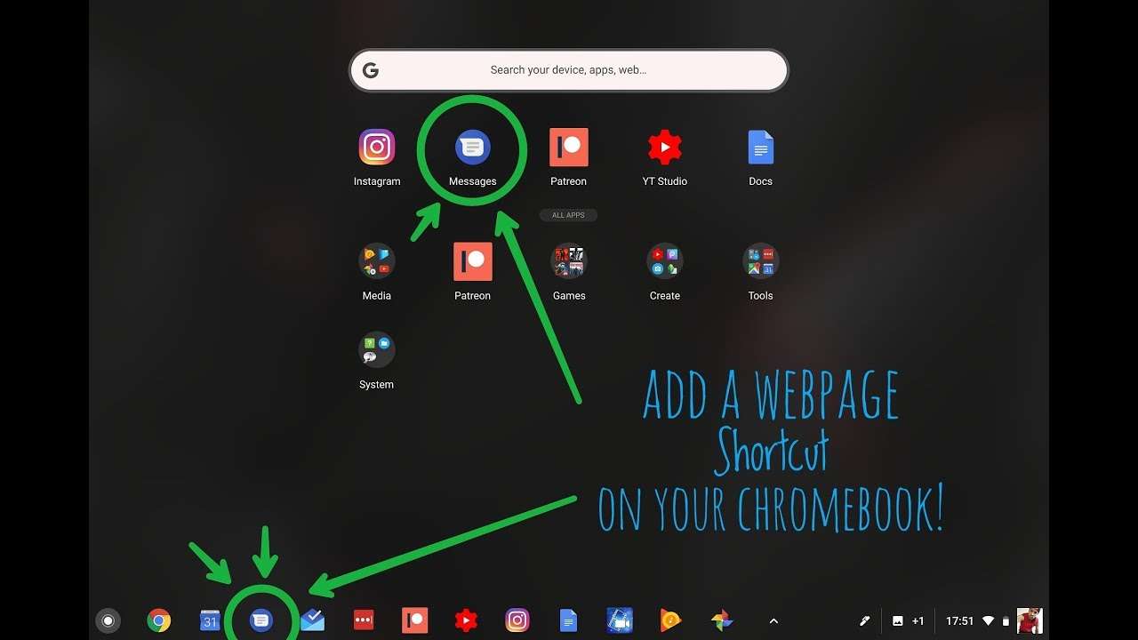 How To Put App Icons On Chromebook Desktop